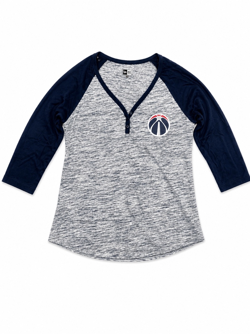 New Era Washington Wizards 3/4 Sleeve Raglan Shirt – Women’s Size Medium